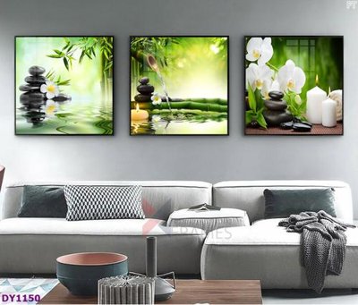 File gốc Tranh trang trí đông y dưỡng sinh spa môi mi DY1150 (phong cách) cổ điển