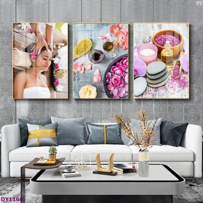 File tranh gốc in trần nhà Tranh trang trí đông y dưỡng sinh spa môi mi DY1168 3D