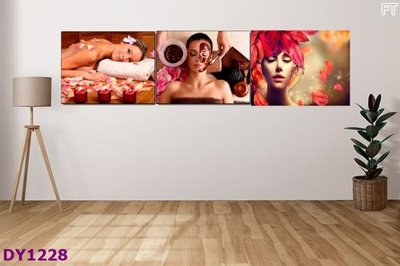 Hình ảnh file gốc Tranh trang trí đông y dưỡng sinh spa môi mi DY1228 cho in UV