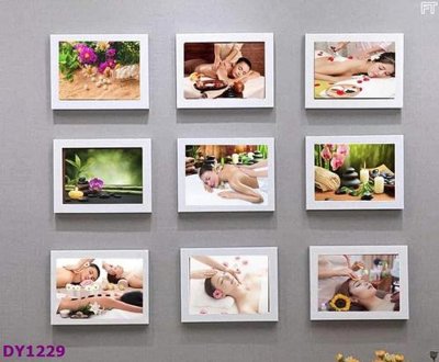 File ảnh gốc Tranh trang trí đông y dưỡng sinh spa môi mi DY1229 (chuyên in mica)