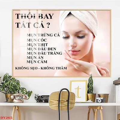 Cung cấp file tranh gốc Tranh trang trí đông y spa môi mi DY265 độc quyền