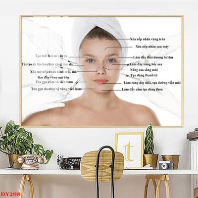File in ấn Tranh trang trí đông y spa môi mi DY298 (bản gốc) cao cấp