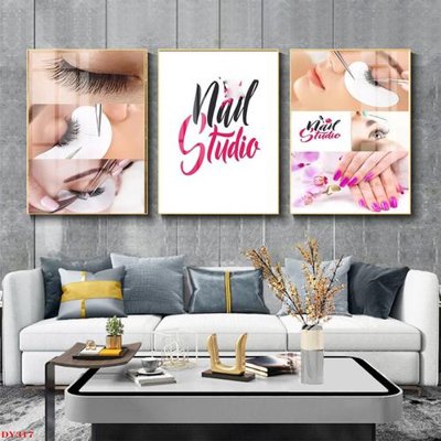 File in trần Tranh trang trí đông y spa môi mi DY317 (file gốc) hoa văn 3D