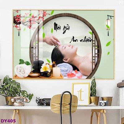 File tranh Tranh trang trí đông y dưỡng sinh spa môi mi DY405 (gốc) chủ đề trẻ em