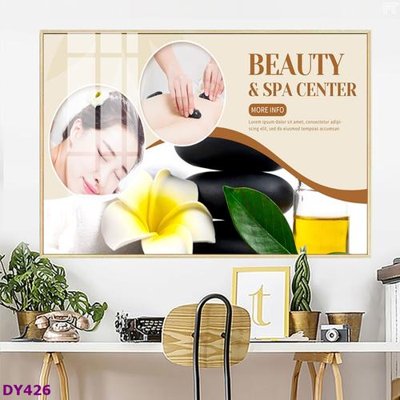 File gốc Tranh trang trí đông y dưỡng sinh spa môi mi DY426 (bản quyền) cho in ấn