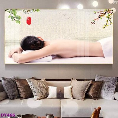 File gốc Tranh trang trí đông y dưỡng sinh spa môi mi DY466 (PNG) nền trong suốt