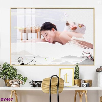Tải file Tranh trang trí đông y dưỡng sinh spa môi mi DY467 (gốc) chủ đề tôn giáo