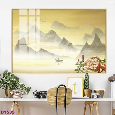 File gốc Tranh trang trí đông y dưỡng sinh spa môi mi DY535 (in tráng gương) nghệ thuật