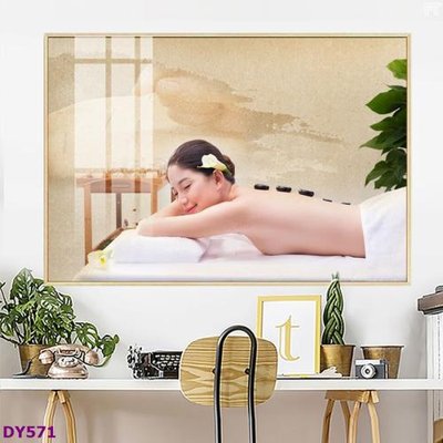 File in mica Tranh trang trí đông y dưỡng sinh spa môi mi DY571 (ảnh gốc) đẹp