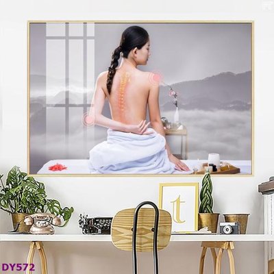 File tranh quảng cáo Tranh trang trí đông y dưỡng sinh spa môi mi DY572 (download file gốc)