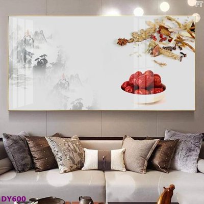 File in mica Tranh trang trí đông y dưỡng sinh spa môi mi DY600 (bản gốc) sắc sảo