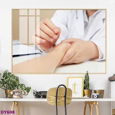 File gốc Tranh trang trí đông y dưỡng sinh spa môi mi DY608 (phiên bản chuẩn) để in ấn