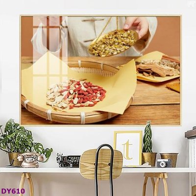 Download file ảnh gốc Tranh trang trí đông y dưỡng sinh spa môi mi DY610 để in ấn