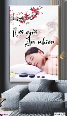 File tranh Tranh trang trí đông y dưỡng sinh spa môi mi DY635 (ảnh gốc) cho in ấn kỹ thuật số