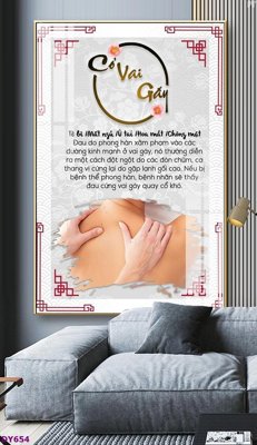 File ảnh Tranh trang trí đông y dưỡng sinh spa môi mi DY654 (gốc) cho trang trí nhà hàng