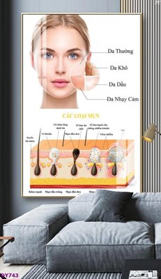 File gốc Tranh trang trí đông y dưỡng sinh spa môi mi DY743 (in mica) làm bảng hiệu