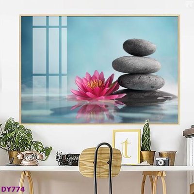 Tải file Tranh trang trí đông y dưỡng sinh spa môi mi DY774 (gốc) chủ đề phong thủy