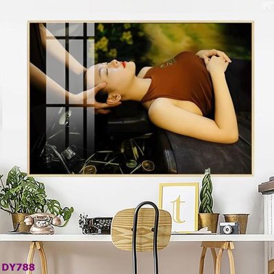 Download file Tranh trang trí đông y dưỡng sinh spa môi mi DY788 (gốc) in mica bàn thờ