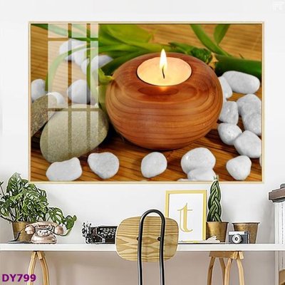 File in trần Tranh trang trí đông y dưỡng sinh spa môi mi DY799 (bản gốc) hoa văn