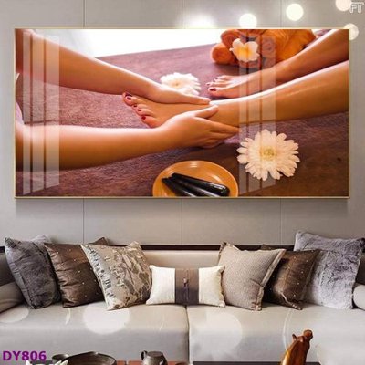 File tranh Tranh trang trí đông y dưỡng sinh spa môi mi DY806 (gốc) chủ đề trẻ em