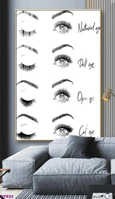 File in trần Tranh trang trí đông y dưỡng sinh spa môi mi DY833 (bản gốc) phong cảnh