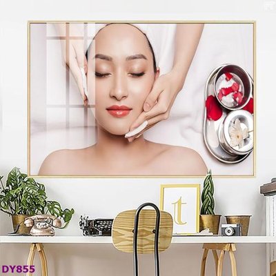 Tải file gốc Tranh trang trí đông y dưỡng sinh spa môi mi DY855 dùng cho in ấn