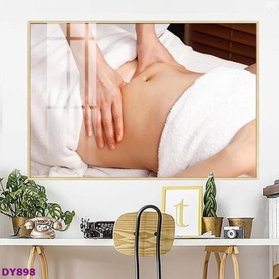 File tranh quảng cáo Tranh trang trí đông y dưỡng sinh spa môi mi DY898 (file gốc) chuyên nghiệp