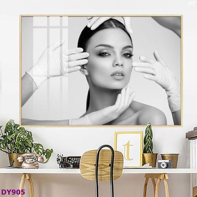 File gốc Tranh trang trí đông y dưỡng sinh spa môi mi DY905 (ảnh rõ nét) để in