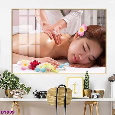 File gốc Tranh trang trí đông y dưỡng sinh spa môi mi DY909 (PNG) nền trong suốt