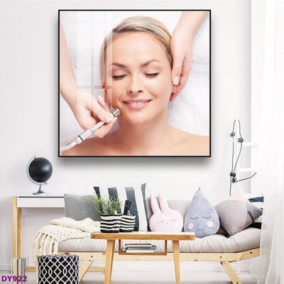 File gốc Tranh trang trí đông y dưỡng sinh spa môi mi DY922 (in tráng gương) hiện đại