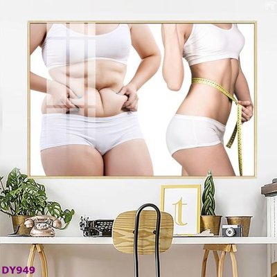 Hình ảnh gốc Tranh trang trí đông y dưỡng sinh spa môi mi DY949 (để in khổ lớn)