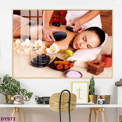 File gốc in ấn Tranh trang trí đông y dưỡng sinh spa môi mi DY972 chất lượng vượt trội