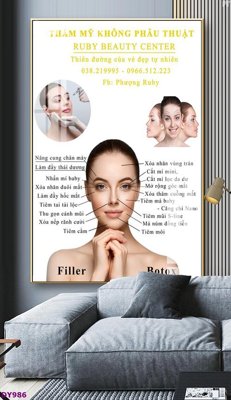 Tải file Tranh trang trí đông y dưỡng sinh spa môi mi DY986 (ảnh gốc) độ phân giải 300dpi