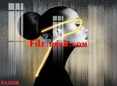 File tranh File gốc in bộ tranh decor treo tráng gương canvas FA1018 (ảnh gốc) in trần 3D