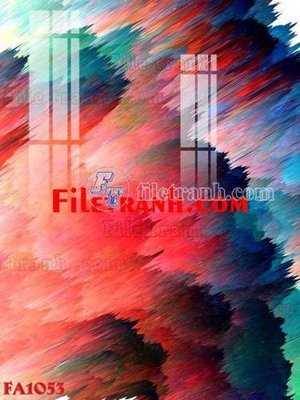 File tranh File gốc in bộ tranh decor treo tráng gương canvas FA1053 (ảnh gốc) in trần 3D