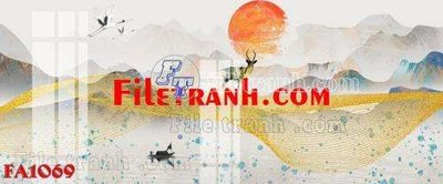 File ảnh File gốc in bộ tranh decor treo tráng gương canvas FA1069 (gốc) in poster