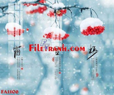 File tranh File gốc in bộ tranh decor treo tráng gương canvas FA1106 (ảnh gốc) sắc nét hoàn hảo