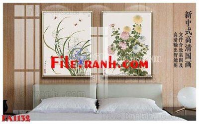 Download file ảnh gốc File gốc in bộ tranh decor treo tráng gương canvas FA1132 để in ấn