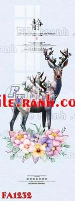 File in trần File gốc in bộ tranh decor treo tráng gương canvas FA1232 (bản gốc) phong cảnh