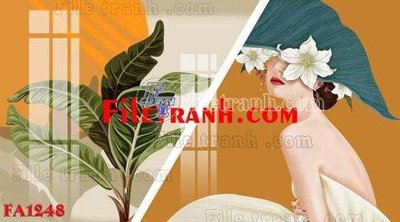 Tải về file gốc File gốc in bộ tranh decor treo tráng gương canvas FA1248 (chuẩn in ấn)