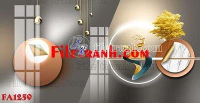 Chi tiết file tranh tráng gương File gốc in bộ tranh decor treo tráng gương canvas FA1259 (ảnh gốc)