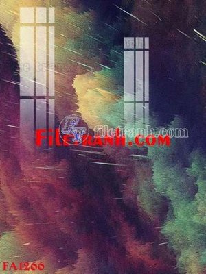 File tranh File gốc in bộ tranh decor treo tráng gương canvas FA1266 (ảnh gốc) in trần 3D