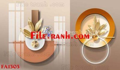 Tải file File gốc in bộ tranh decor treo tráng gương canvas FA1303 (ảnh gốc) in tráng gương