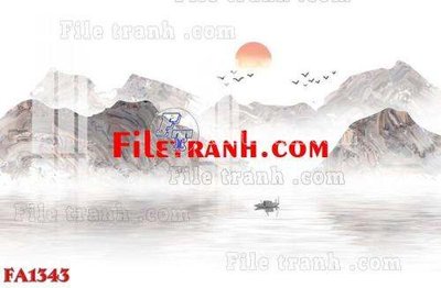 File ảnh File gốc in bộ tranh decor treo tráng gương canvas FA1343 (gốc) in poster