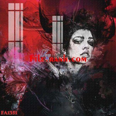 File in ấn chuyên nghiệp File gốc in bộ tranh decor treo tráng gương canvas FA1351 (file gốc)