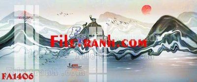 File gốc File gốc in bộ tranh decor treo tráng gương canvas FA1406 (trang trí) phòng trẻ em