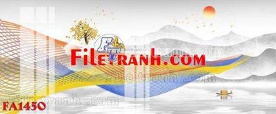 File tranh File gốc in bộ tranh decor treo tráng gương canvas FA1450 (gốc) chủ đề trẻ em