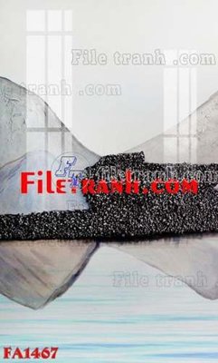 File tranh File gốc in bộ tranh decor treo tráng gương canvas FA1467 (bản gốc) in lụa dán tường