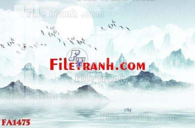File gốc in tráng gương File gốc in bộ tranh decor treo tráng gương canvas FA1475 chi tiết