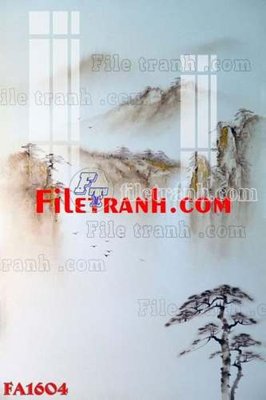 File gốc File gốc in bộ tranh decor treo tráng gương canvas FA1604 (thiết kế) cho in ấn